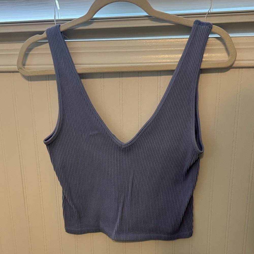 Forever 21 women's periwinkle ribbed tank top size large
